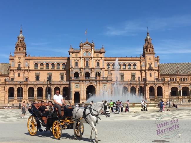 Horse-drawn carriage at Plaza Espana